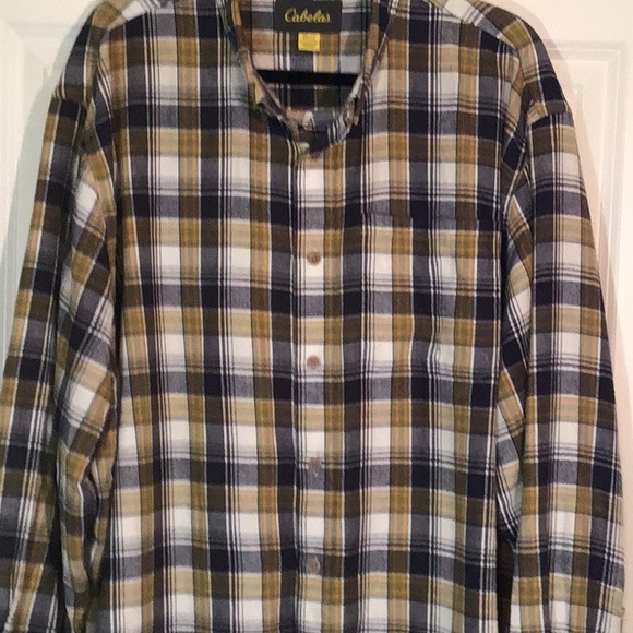 CABELAS Men’s long sleeved shirt - 2XL - Picture 1 of 8